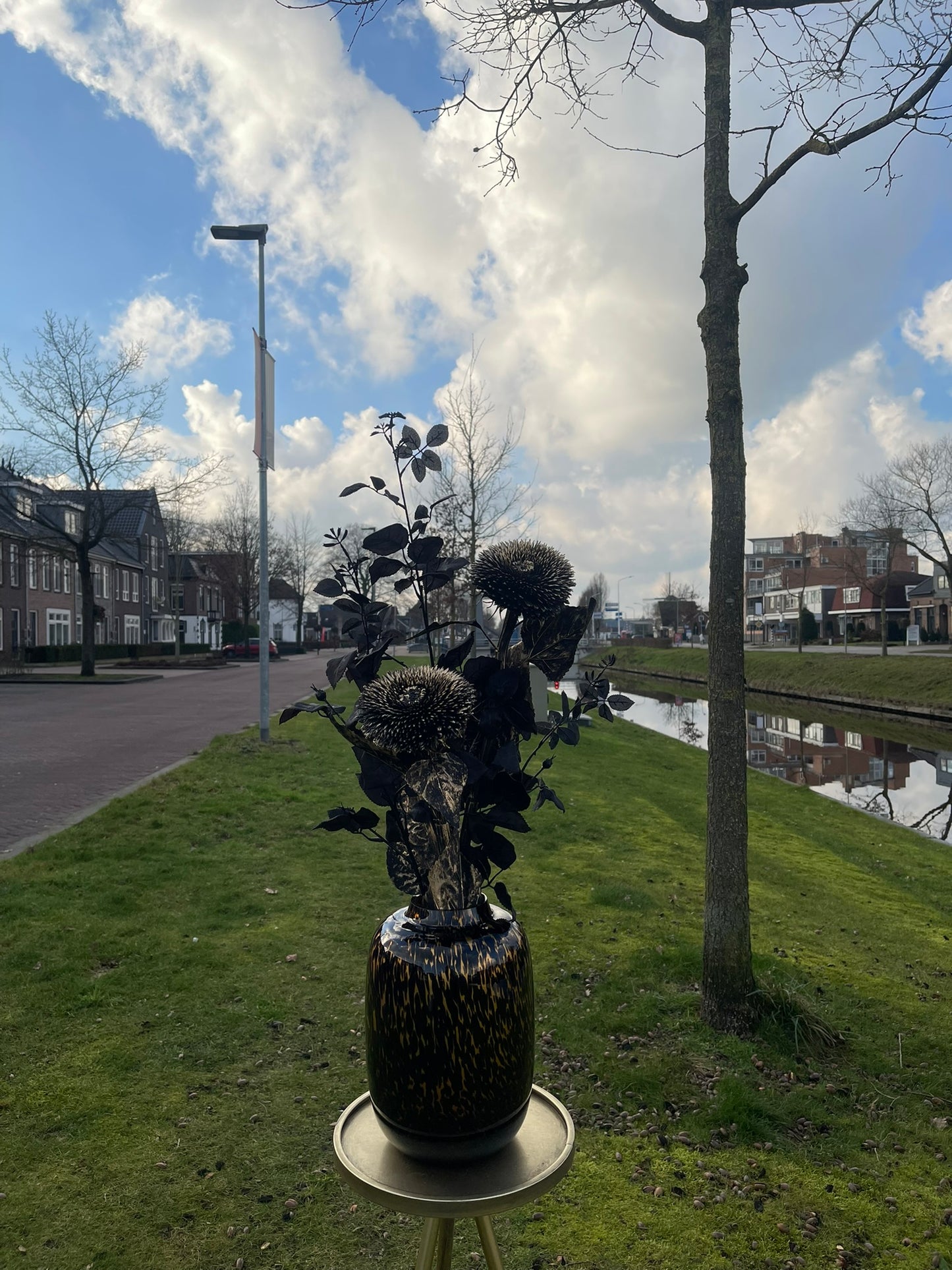 Zijdeboeket - Black Beauty