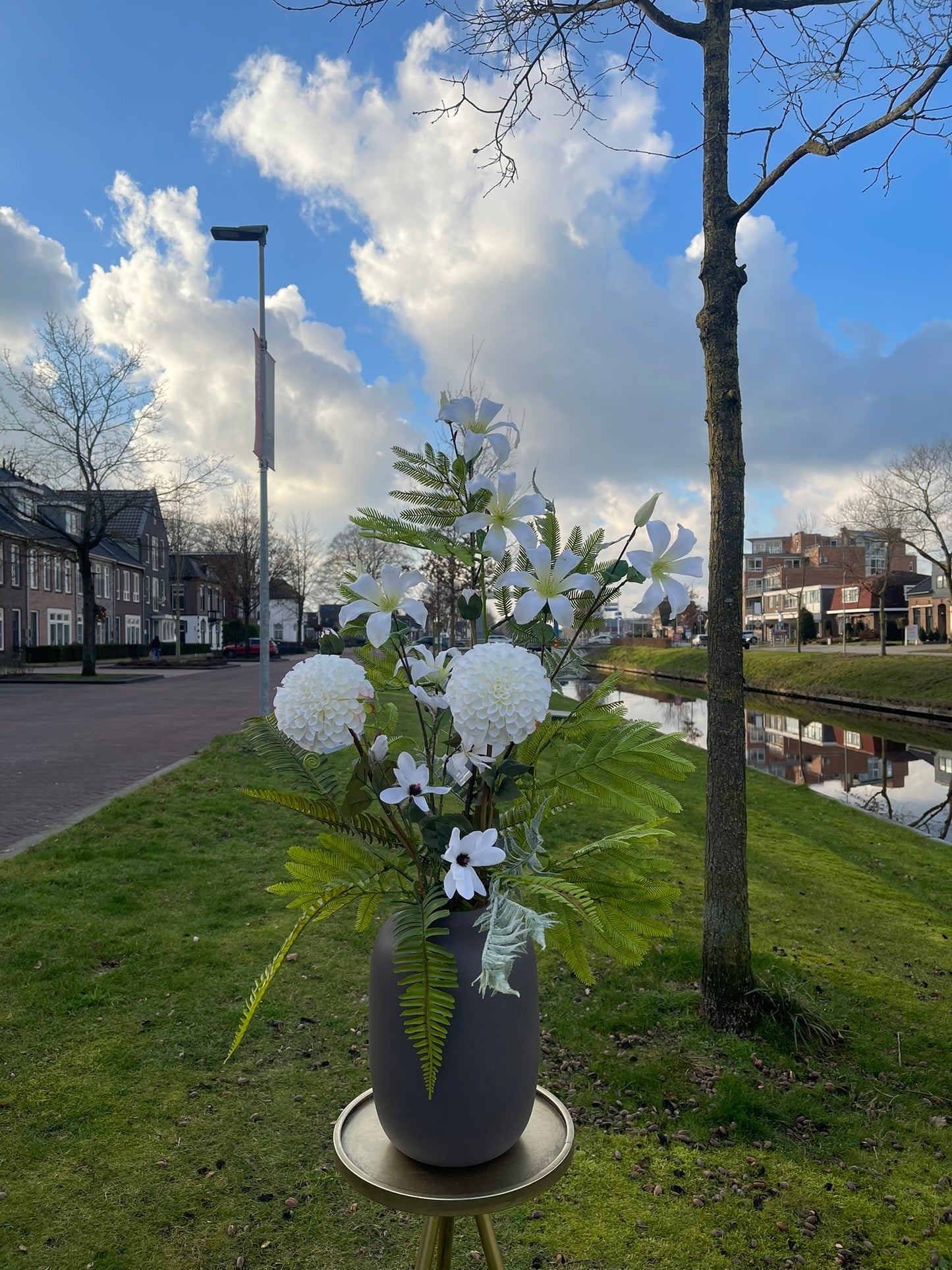 Zijdeboeket - White Glow