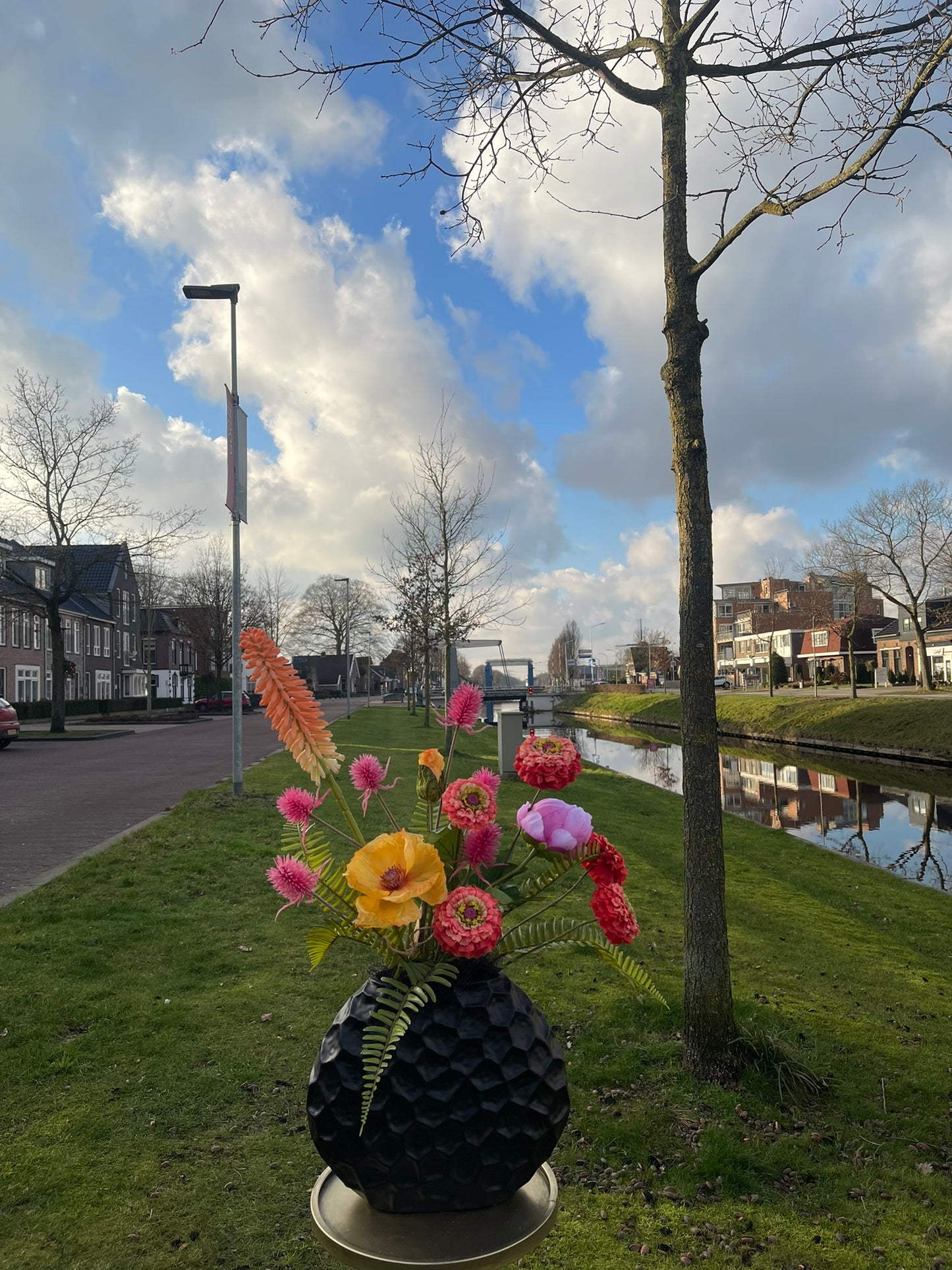 Zijde Arrangement - Sunset Bliss