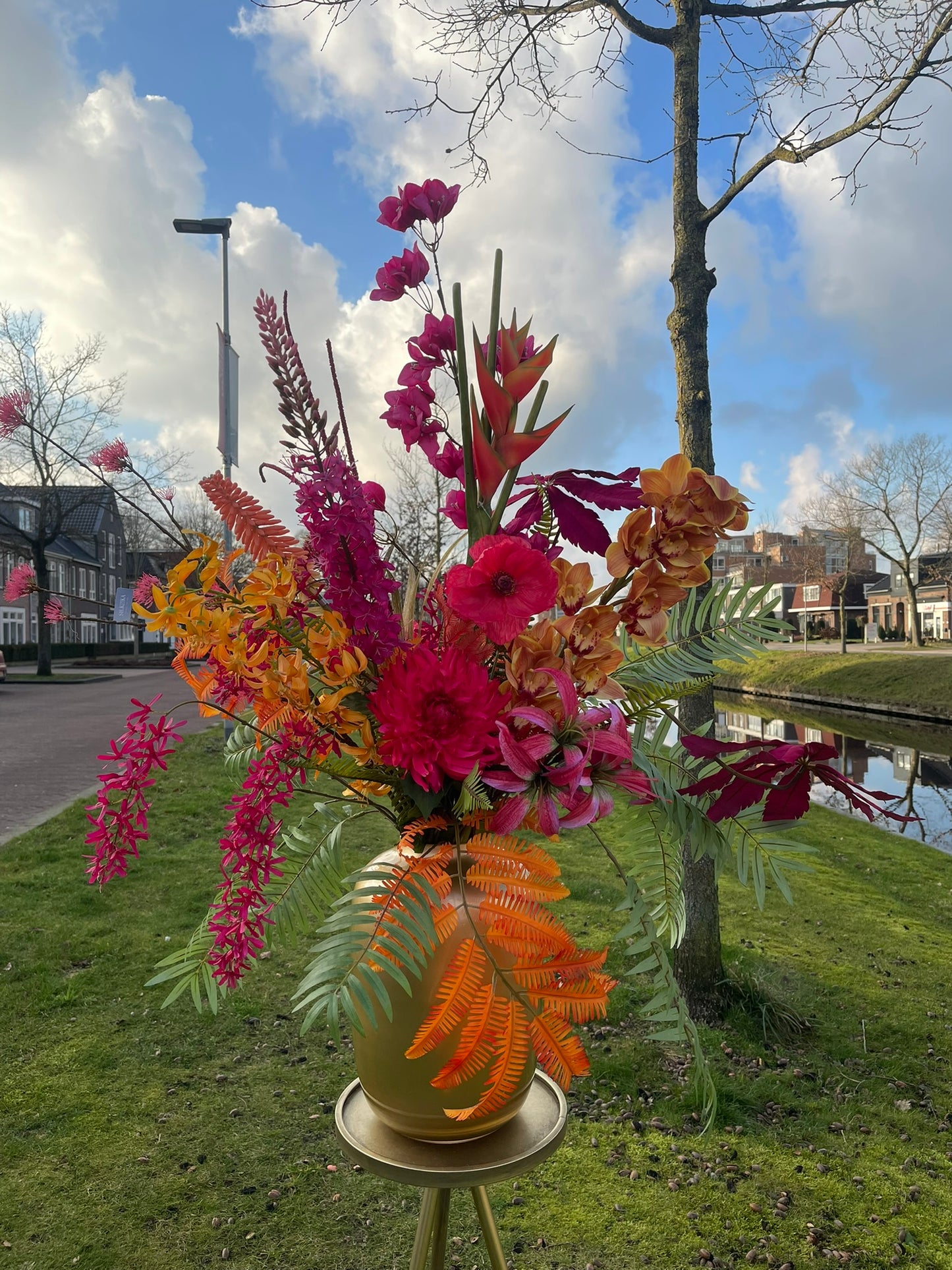 Zijdeboeket - Tropical Touch