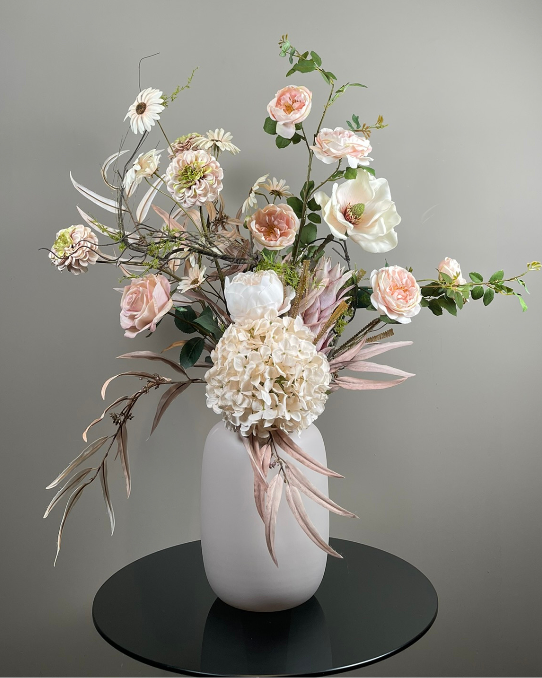Zijdeboeket - Blushing Rose