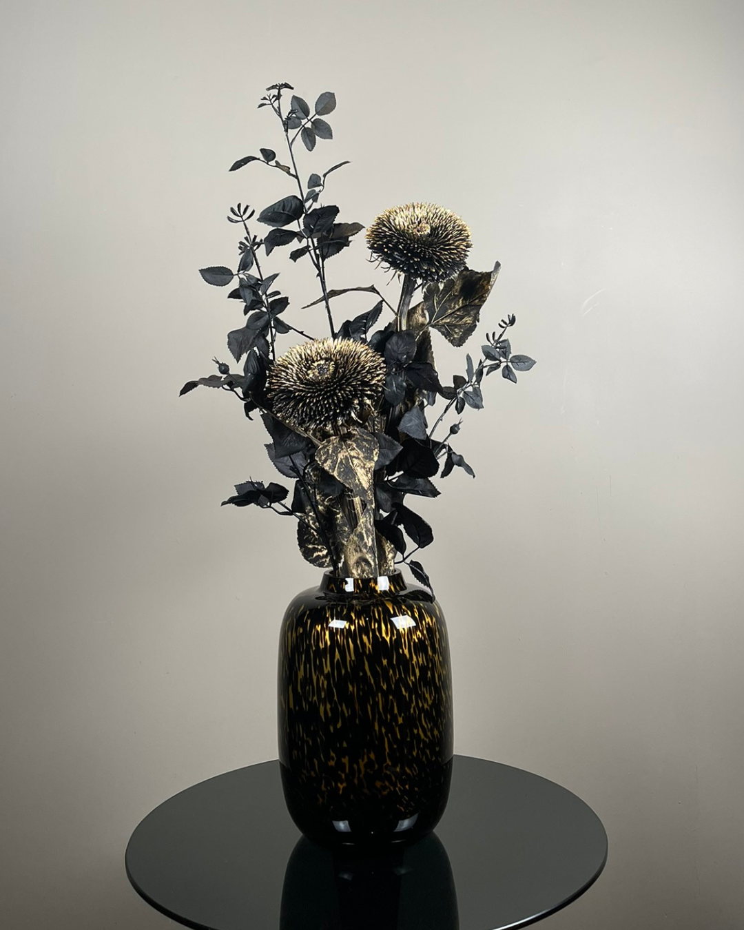 Zijdeboeket - Black Beauty