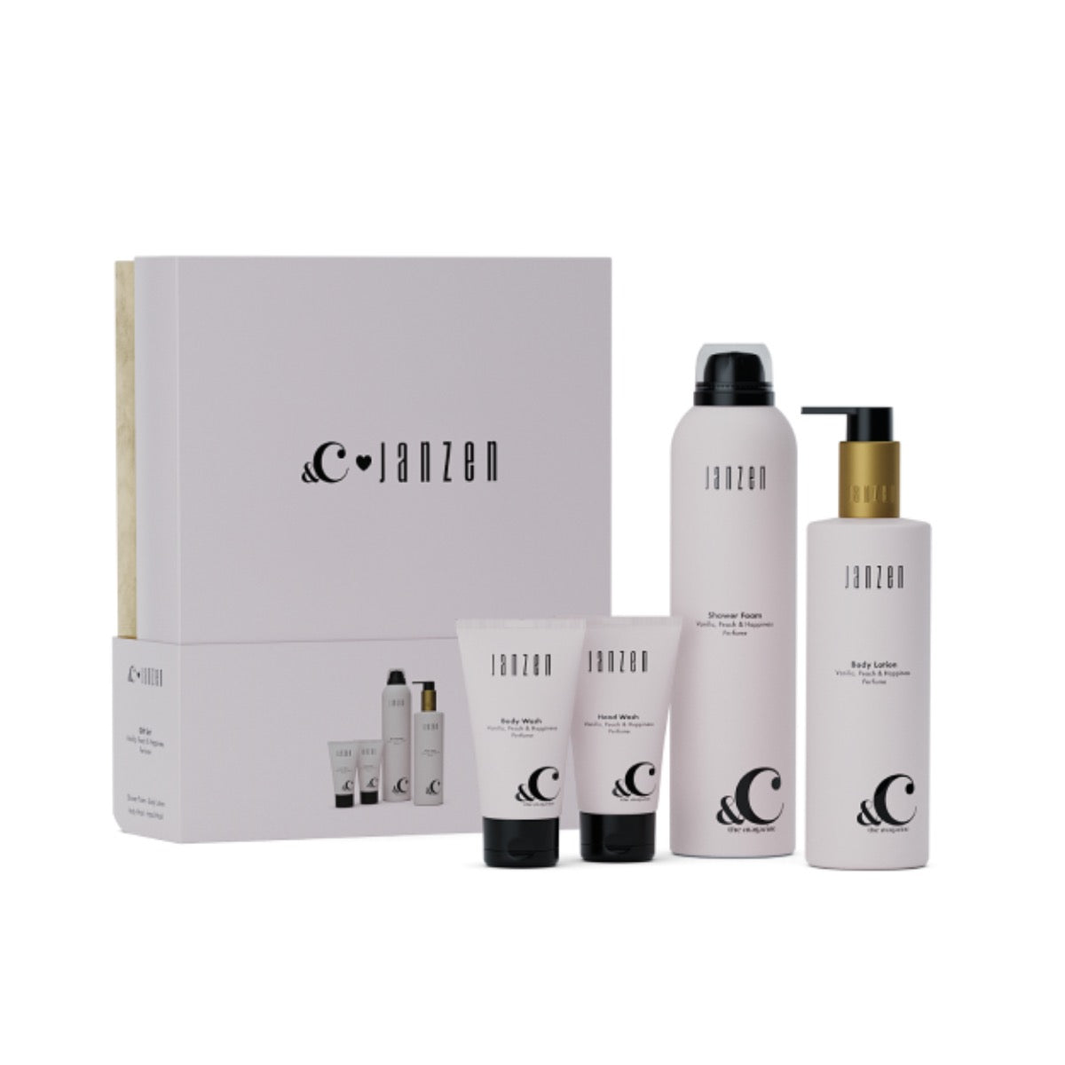 &C x JANZEN Giftset - Vanilla, Peach & Happiness
